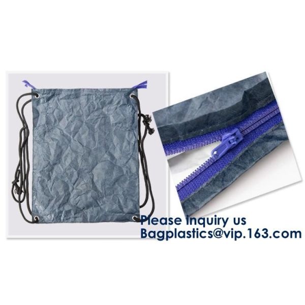 Latest Fashion Designer Eco Friendly Reusable Waterproof Tyvek Drawstring Bag specification, tyvek drawstring bag, bagea