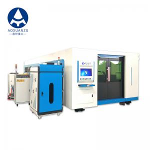 Buy cheap 3015 1000W Whole Cover Fiber Laser Cutting Machine 4500kg For Stainless Steel Plate product