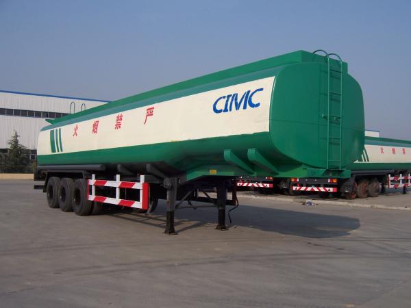 optional suspension 3 axles stainless steel oil/fuel tank trailer
