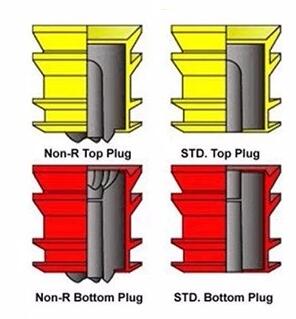 NBR Rubber Cement Plugs Oil And Gas 1MP-2MP pressure