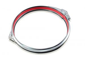 China Air Conditioning 150mm Galvanized Pipe Clamp Rapid Lock Pull Rings on sale