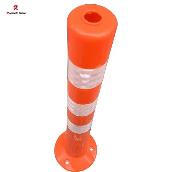 High Visibility Reflective Delineator Post for Highway Traffic Safety with Flexible PU Material