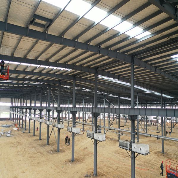 Custom Steel Frame Workshop with Sliding Door & Grade 7 Earthquake Resistance