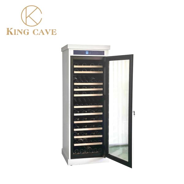 Freestanding Humidor Cigar Storage Refrigerator With Upper Control Panel Freestanding Humidor Cigar Storage Refrigerator With Upper Control Panel