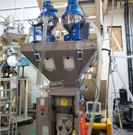 0.25 Kw Automatic Gravimetric Batch Blender Material Mixing Hopper