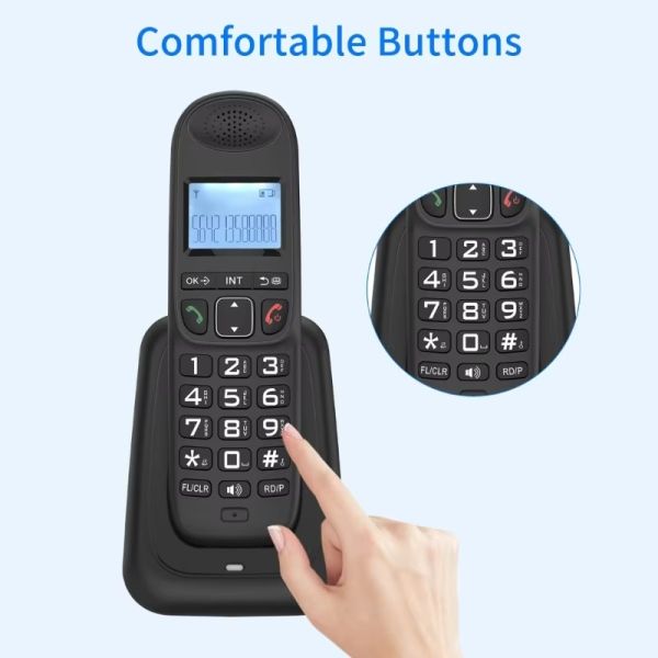 Functional And D1003 Elderly Mobile Phones With LCD Display And Number Storage