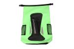 Green Reflective Roll Top Backpack Waterproof , Heavy Duty Go Outdoors Dry Bag