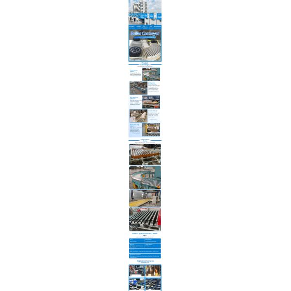 Energy-Saving Motorized Conveyor - 900kg HAOXIANG Electronics Production Conveyor