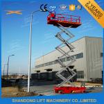 Hydraulic Auto Self Propelled Elevating Work Platforms with LED Battery