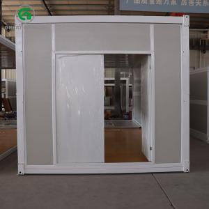 Buy cheap Steel Prefabricated Folding Container House Front Wall Double Door For Warehouse product