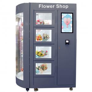Buy cheap Customized Lcd 19 Inch Flower Rose Bouquets Vending Machine With Display Window product
