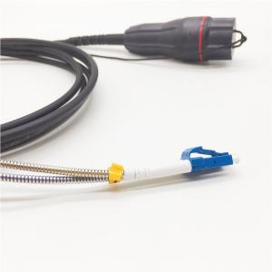 Buy cheap Fullaxs-LC Outdoor Armoured Fibre Optic Cable IP67 Waterproof Fiber Patch Cord product