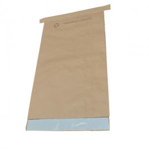 Buy cheap Brown Multiwall Paper Sewn Open Mouth Bags 25kg Food Grade product