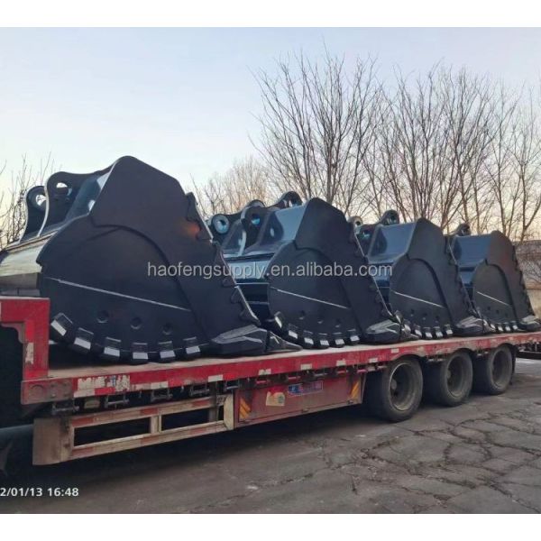 OEM Excavator Heavy Duty High Capacity Rock Bucket Attachment Durable Mining Digging Bucket Global Supplier