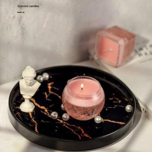 Buy cheap Home Scented Soybean Wax Dried Flower Candles With 4H Burning product