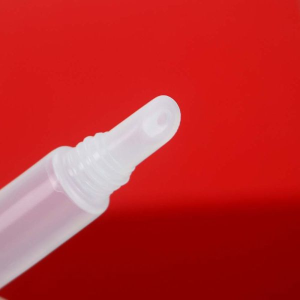 Colorful Cap PP 15ml Clear Lip Gloss Squeeze Tube ODM Logo