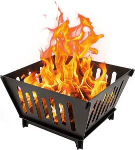 Buy cheap Outdoor Portable Iron Fire Pit Log Stove with Dacromet Electrophoretic Paint Coating product