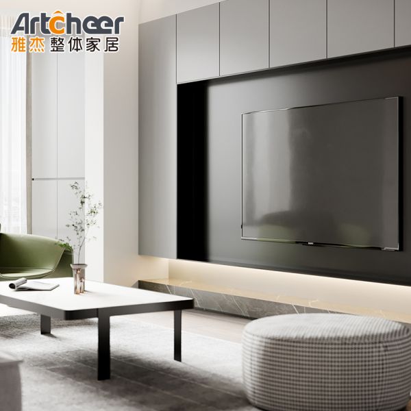 Modern Stylish TV Cabinet Wall Mounted with Customized Size and Eco Friendly Material