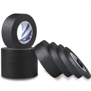 Buy cheap Customized Black Masking Paper Tape For Spray Paint Protection Decoration Writing Painters Tape product
