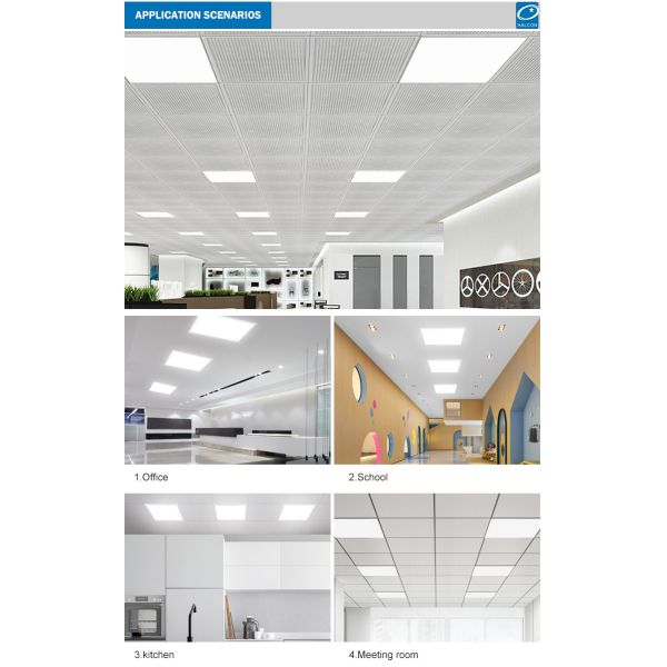 120lm/W LVD EMC 50000hrs 80Ra Flat Panel LED Ceiling Lights