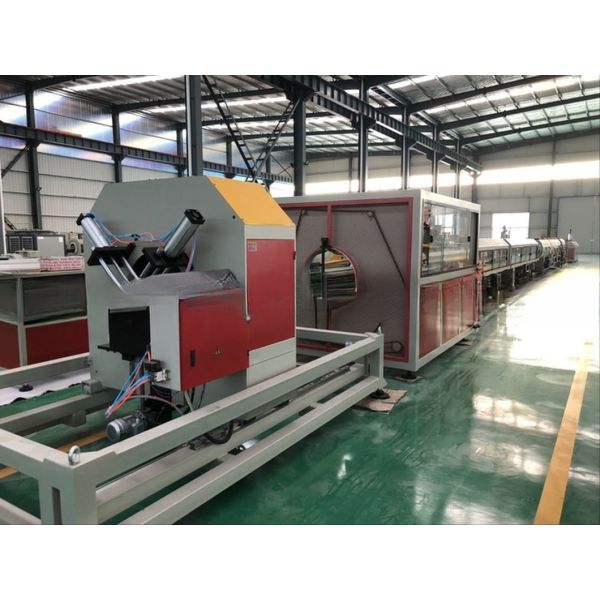 Customized PVC Pipe Cutting Machine 600Kg/H HDPE Pipe Extrusion Line