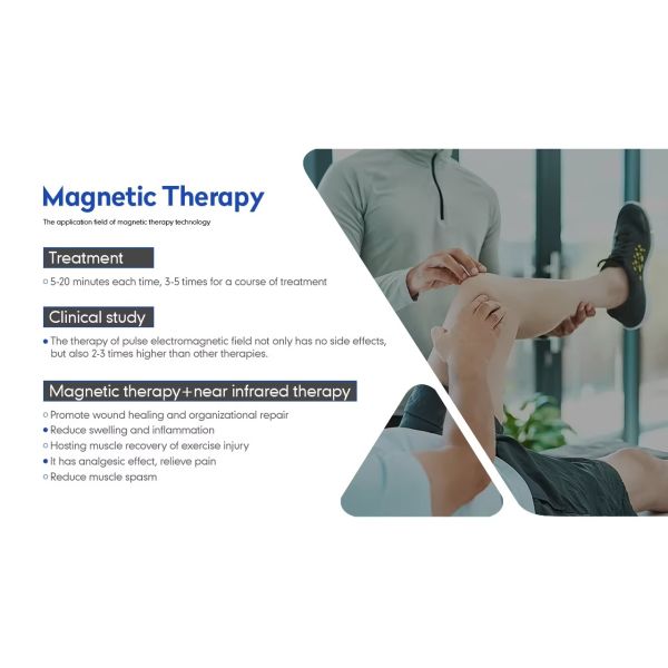 Pain Relief Magnetic Transduction With Diode Laser Magneto Terapia Device