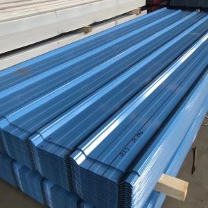 China Roofing PPGI Galvanized Steel Corrugated Sheet Prepainted Ral Color 0.5mm Thick on sale