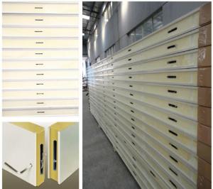 China High Performance Cold Storage Panels PU Panel With Cam Lock Joint for Cold Storage on sale