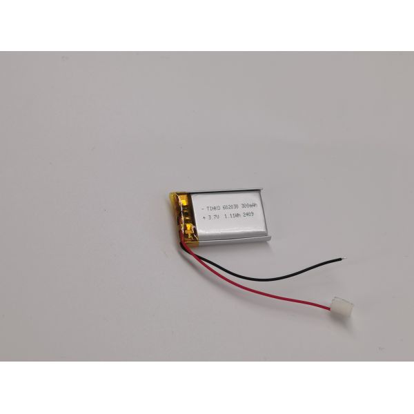 Powerful Li Polymer Battery 3.7V 602030 300mAh for Lighting Device And Electric Toys