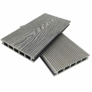 Buy cheap HDPE Plastic Contemporary WPC Composite Timber Decking Boards Grey product