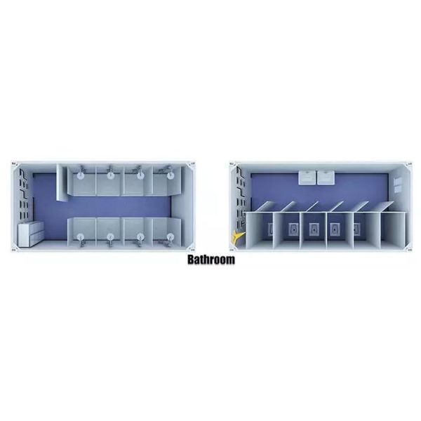 Topshaw DIY House Quick Installation Prefab Flat Pack 20ft 40ft Emergency Hospital School Container House