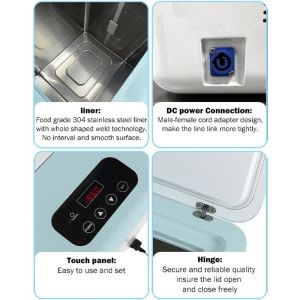 Temperature Range 25C to -86C Laboratory Freezer with Portable Design and