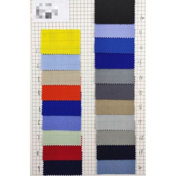 250GSM Anti Static 128*60 Density Dyed Twill Fabric