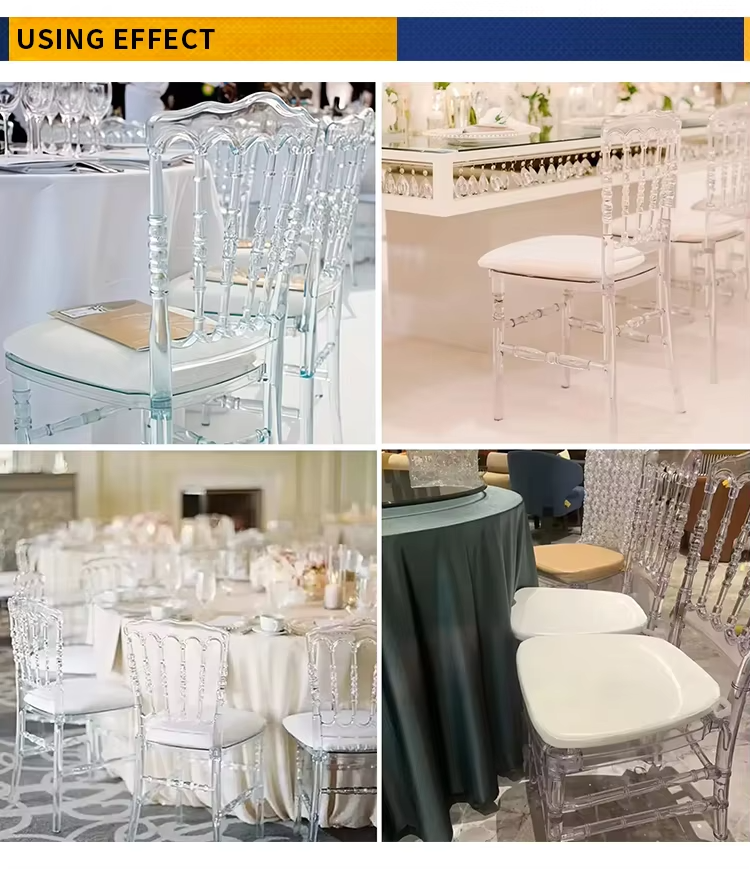 Stackable Acrylic Chiavari Chair for Banquet Events