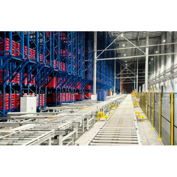 Double Deep pallet Stacker Crane ASRS, Floor Supported SRM(Storage Retrieval Machine), Automatic Storage And Retrieval System,Room Temperature
