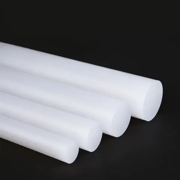 White PP Polypropylene Plastic Rod Round 3mm-200mm