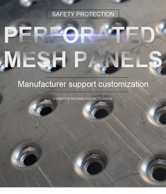 Stack‑protected Surface Coating Perforated Metal Products Galvanized Anti-rust Steel