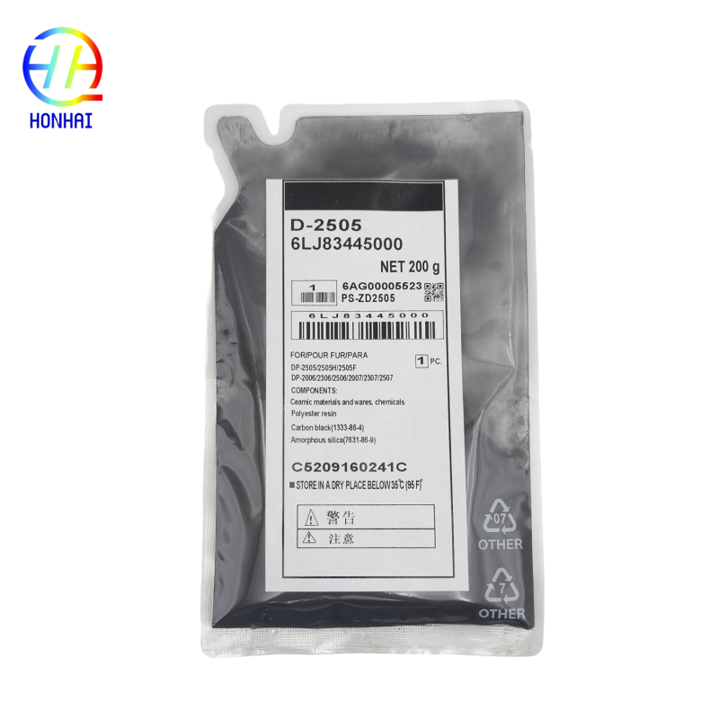 200g Developer Powder for Toshiba e-STUDIO Printers Ensuring High Contrast Prints and Extended Imaging Unit Life