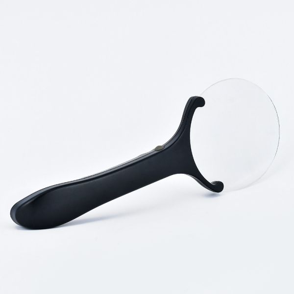 High Quality Wholesale 2.5X 5X Illuminated Magnifier, Handheld Desktop square Magnifying Glass with Led Light for Reading
