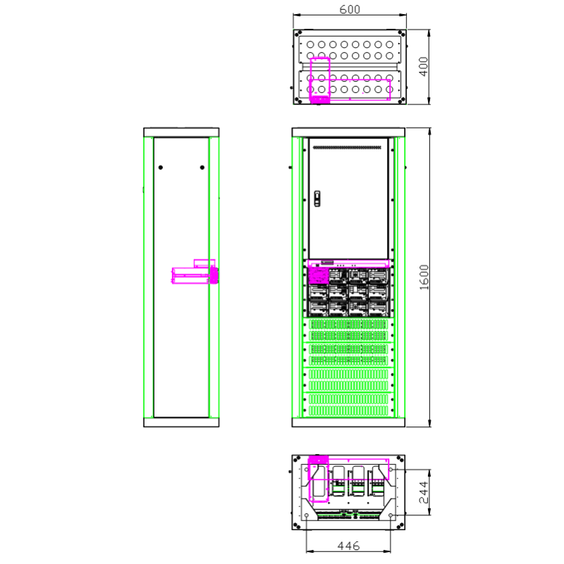 High Capacity 600A FCC Rectifier In Telecom