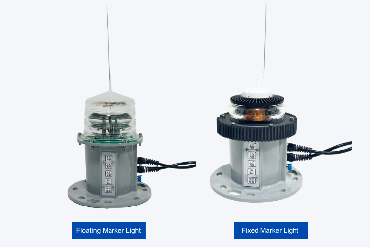 20NM Range IP68 Shore Based LED Navigation Lantern Light With Real AIS Aton System