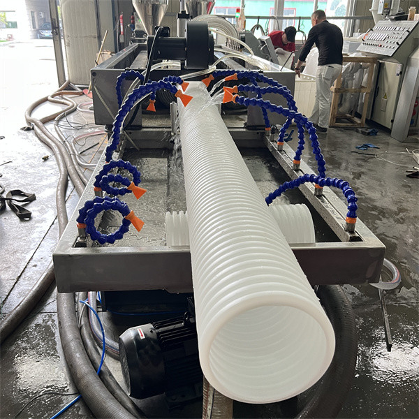 CE Standard HDPE Double Wall Corrugated Bellows Pipe Production Plant for HVAC Fresh Air System Duct and Underground Cable Protection