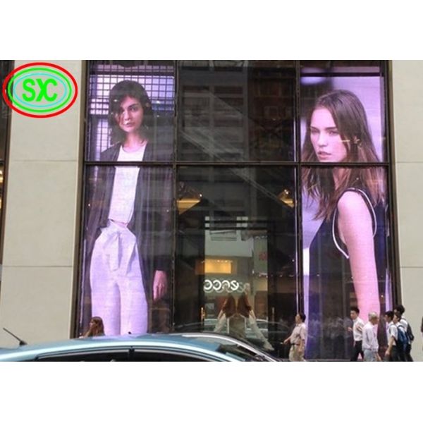 Waterproof Translucent LED Display with Aluminum Cabinet Material and Waterproof IP43