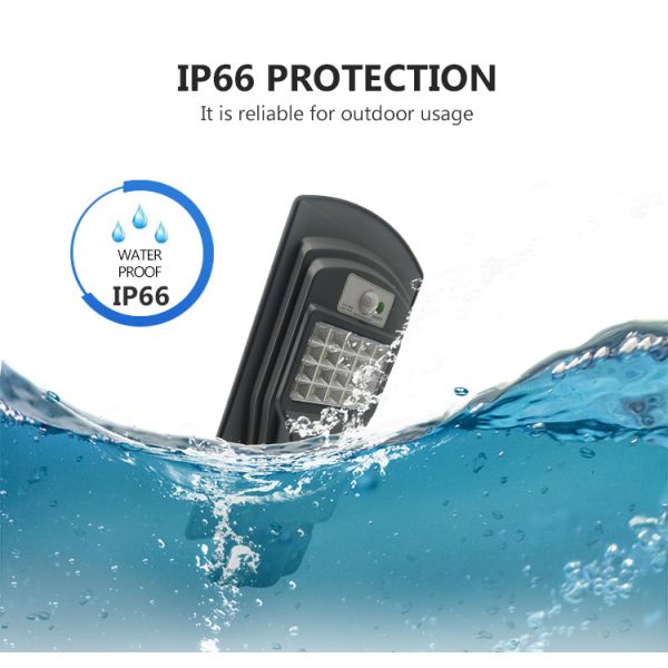 IP66 Aluminum Solar Light Outdoor Waterproof Led Lighting Panel for Project Installation