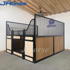 Buy cheap Modern Show Equine Horse Stall Building Stables For Farm With Feeders And Pine Wood Horse Box product