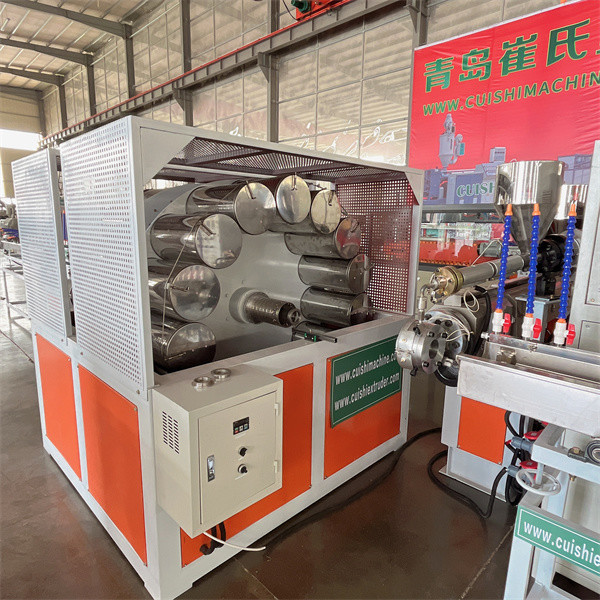Energy Saving Full Automatic PVC Fiber Reinforced Hose Line / High Capacity Braided Garden Pipe Extrusion Machine