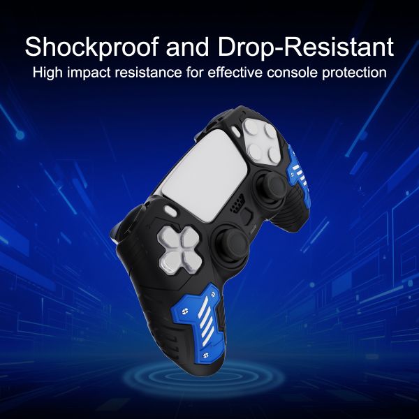 Tri-Color Unique Design Durable Anti-Slip Silicone Case for PS5 Controller Dualsense
