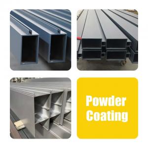 Buy cheap European Standards 6063 T5 Powder Coating Aluminium Profiles for Curtain Wall product
