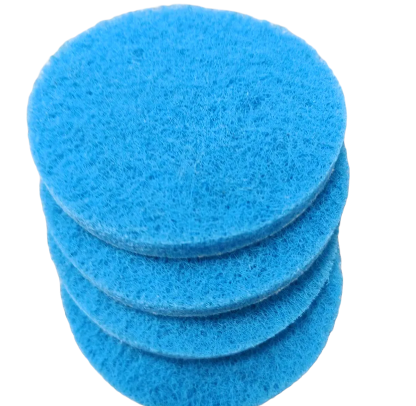 Professional Grade Circular Adhesive Scrubbing Cloth For Tough Dirt Durable Rust-Proof Various Cleaning Purposes