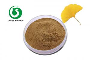 Buy cheap EP Grade Ginkgo Biloba Extract Powder Brown Powder For Healthcare High Efficiency product
